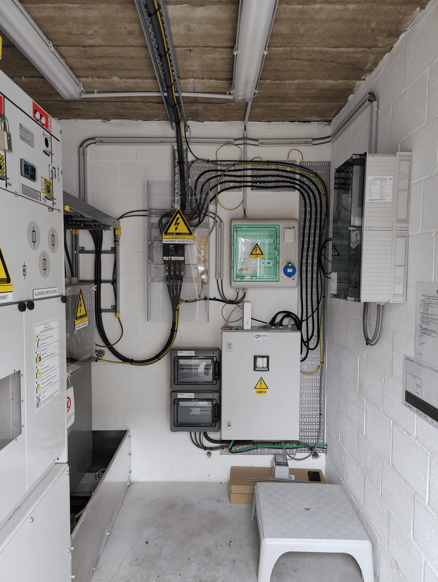 O.B.T. team aan het werk